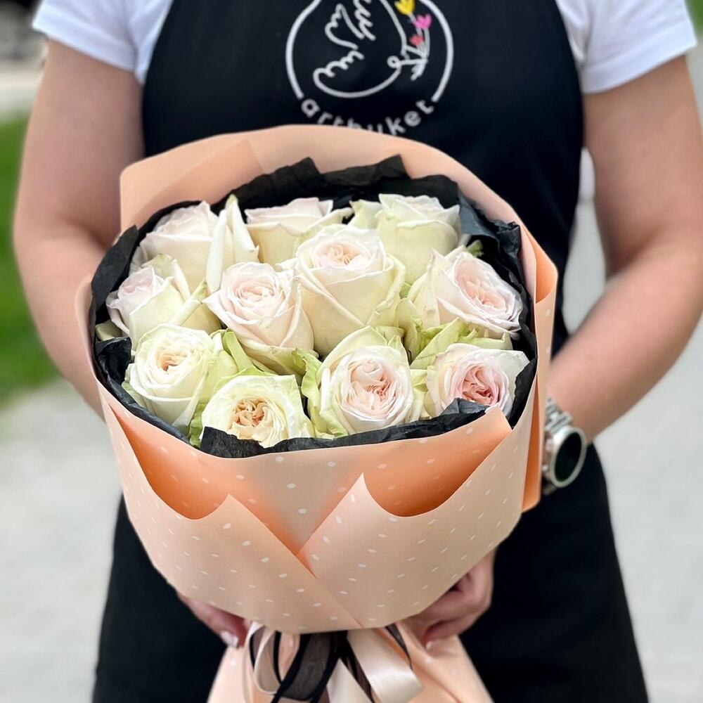 Букет из роз «White O Hara»