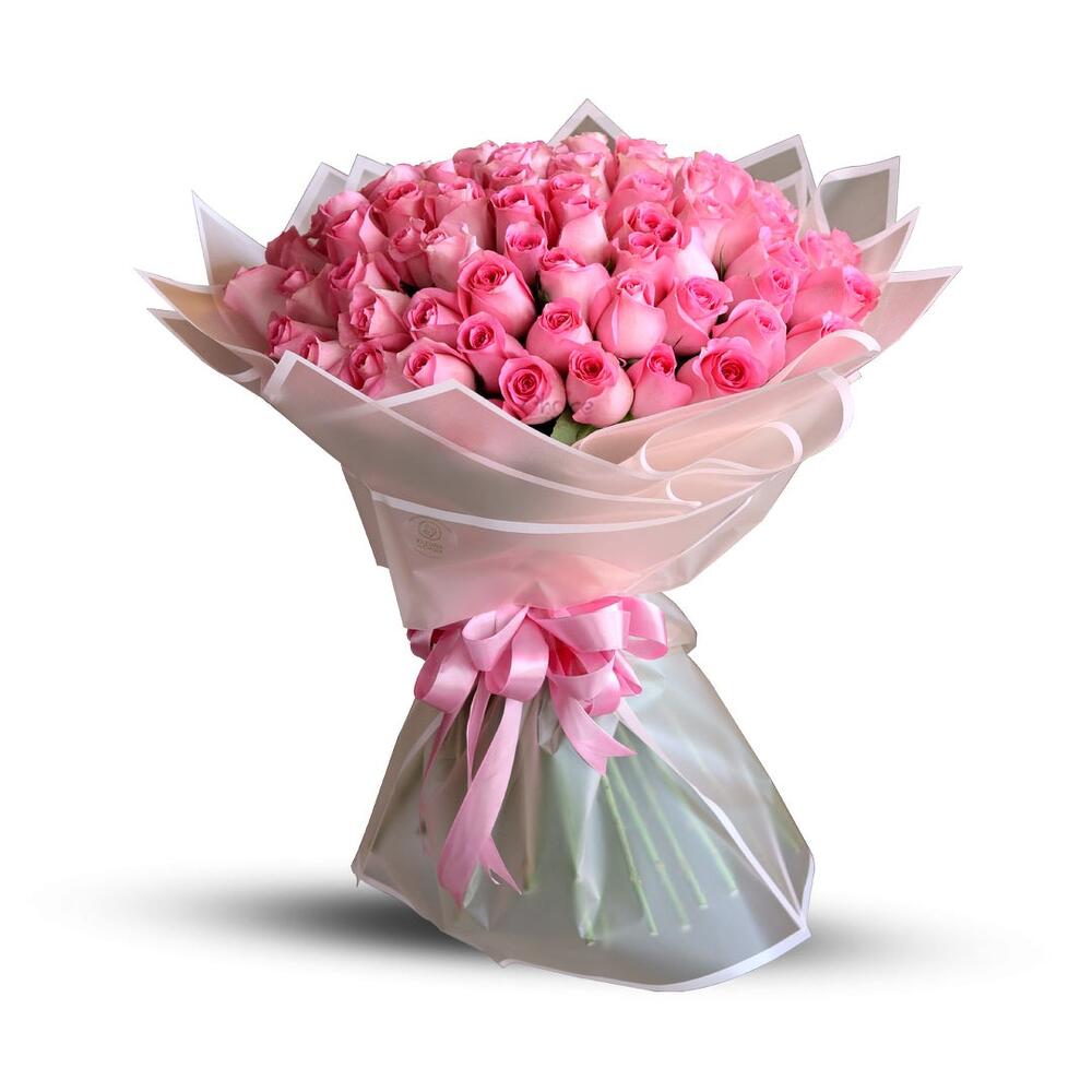51 pink roses
