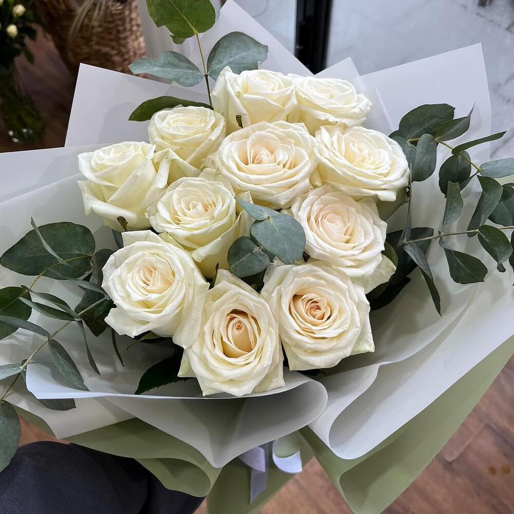White Roses Bouquet