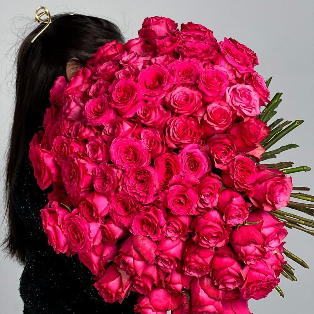 Шикарная 101 роза